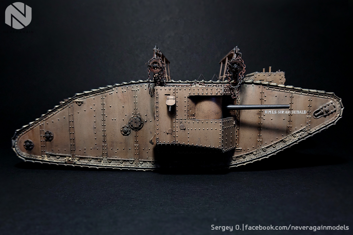 Sir Archibald straight from Gaza - My, Stand modeling, Prefabricated model, Tanks, , Longpost, Tag