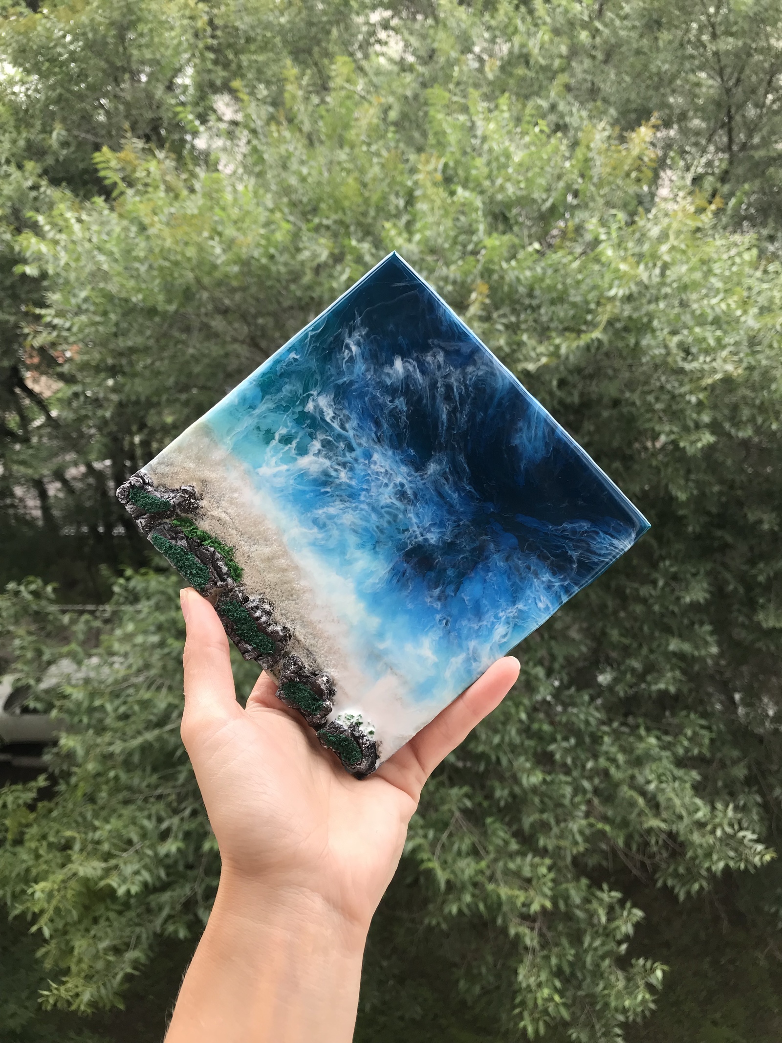 Some seas... ResinArt - My, Epoxy resin, Sea, Resin, Without description, Longpost