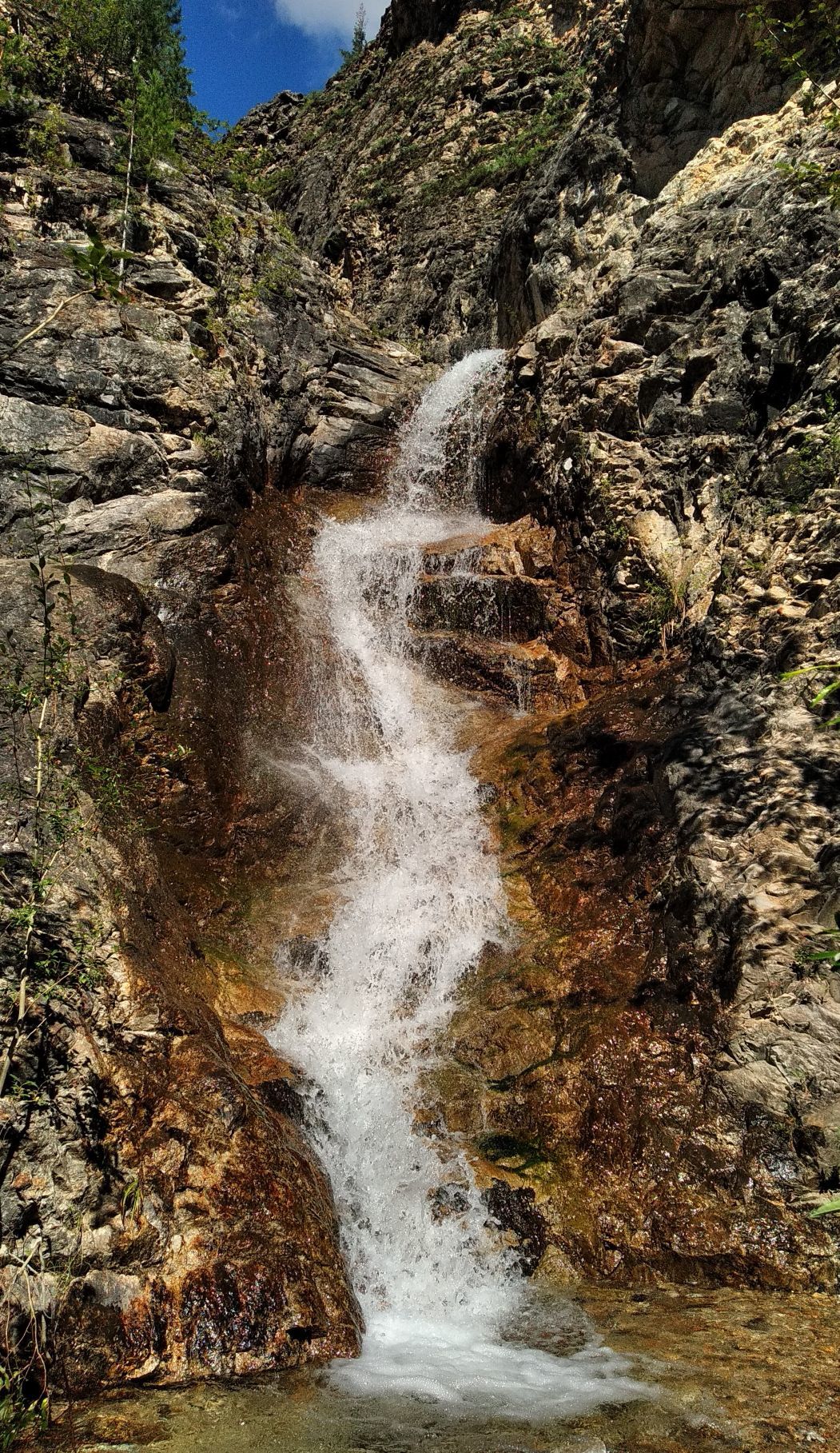 Vacation went well.... - My, The mountains, Waterfall, Longpost, Nature, The photo