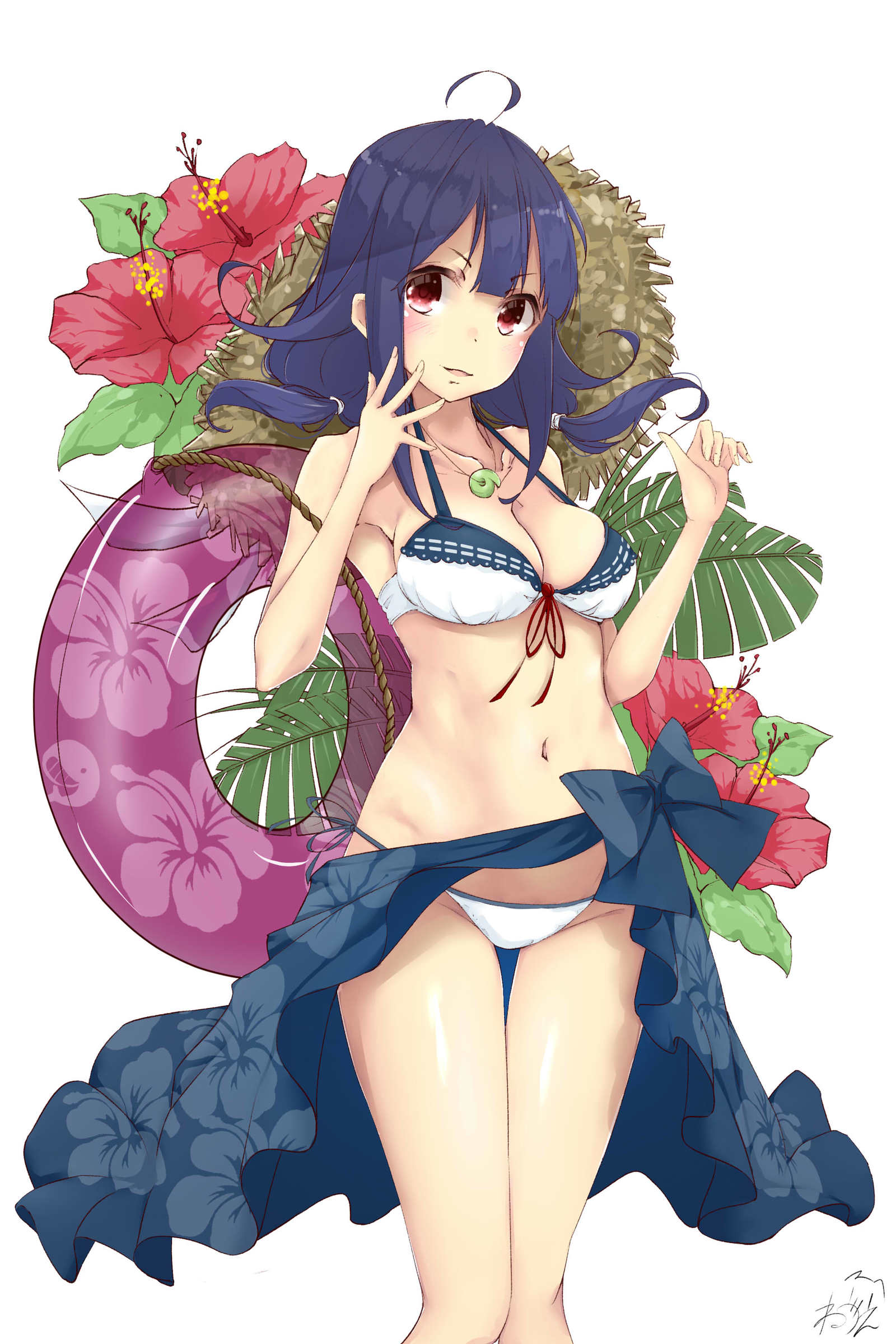 Taigei and Mizuho - Kantai collection, Taigei, Mizuho, Anime, Anime art, Swimsuit, Longpost