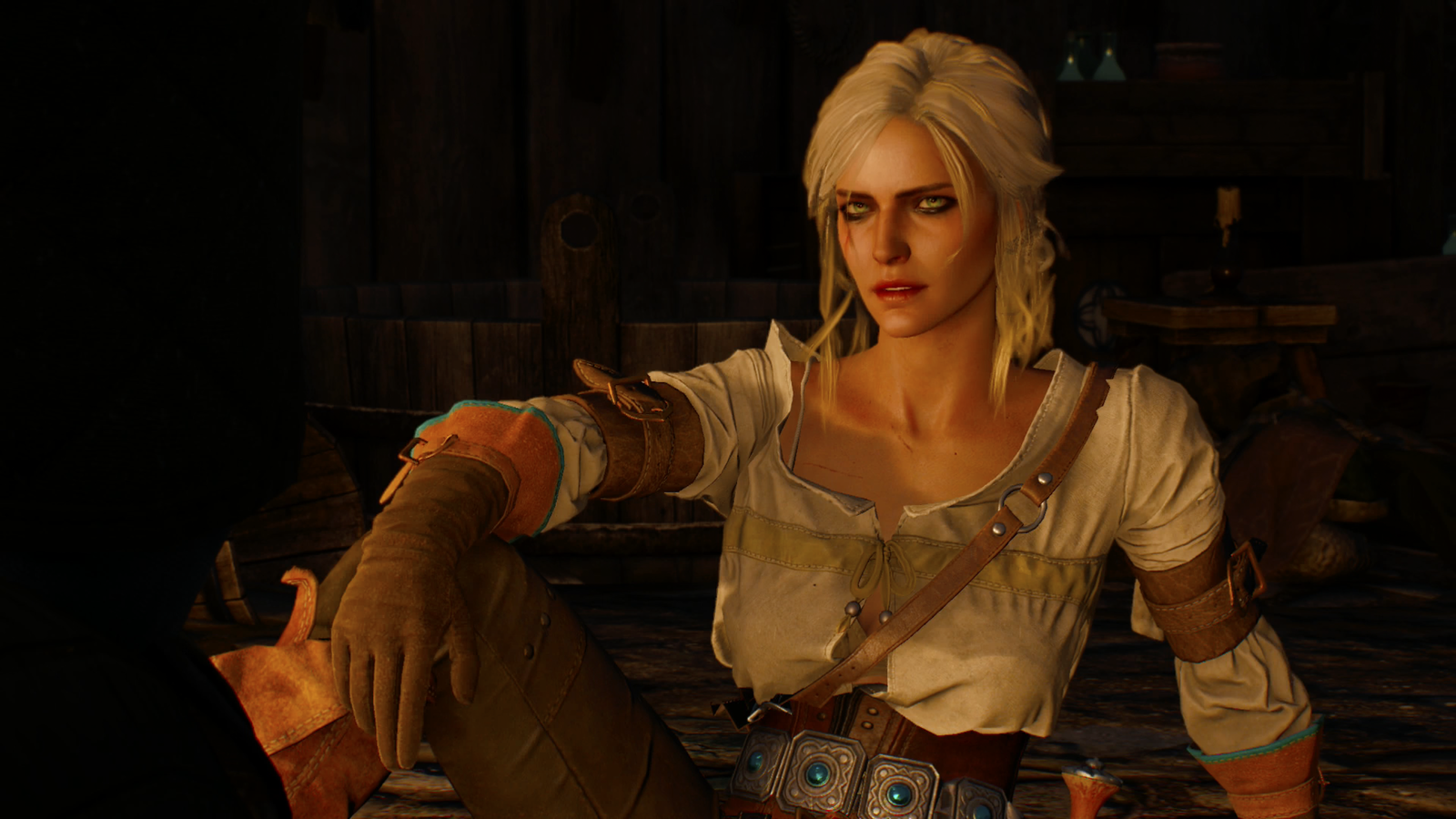 Ciri. - My, Ciri, The Witcher 3: Wild Hunt, Games, Portrait, Oil painting, Painting, Oil paints, Longpost, Witcher