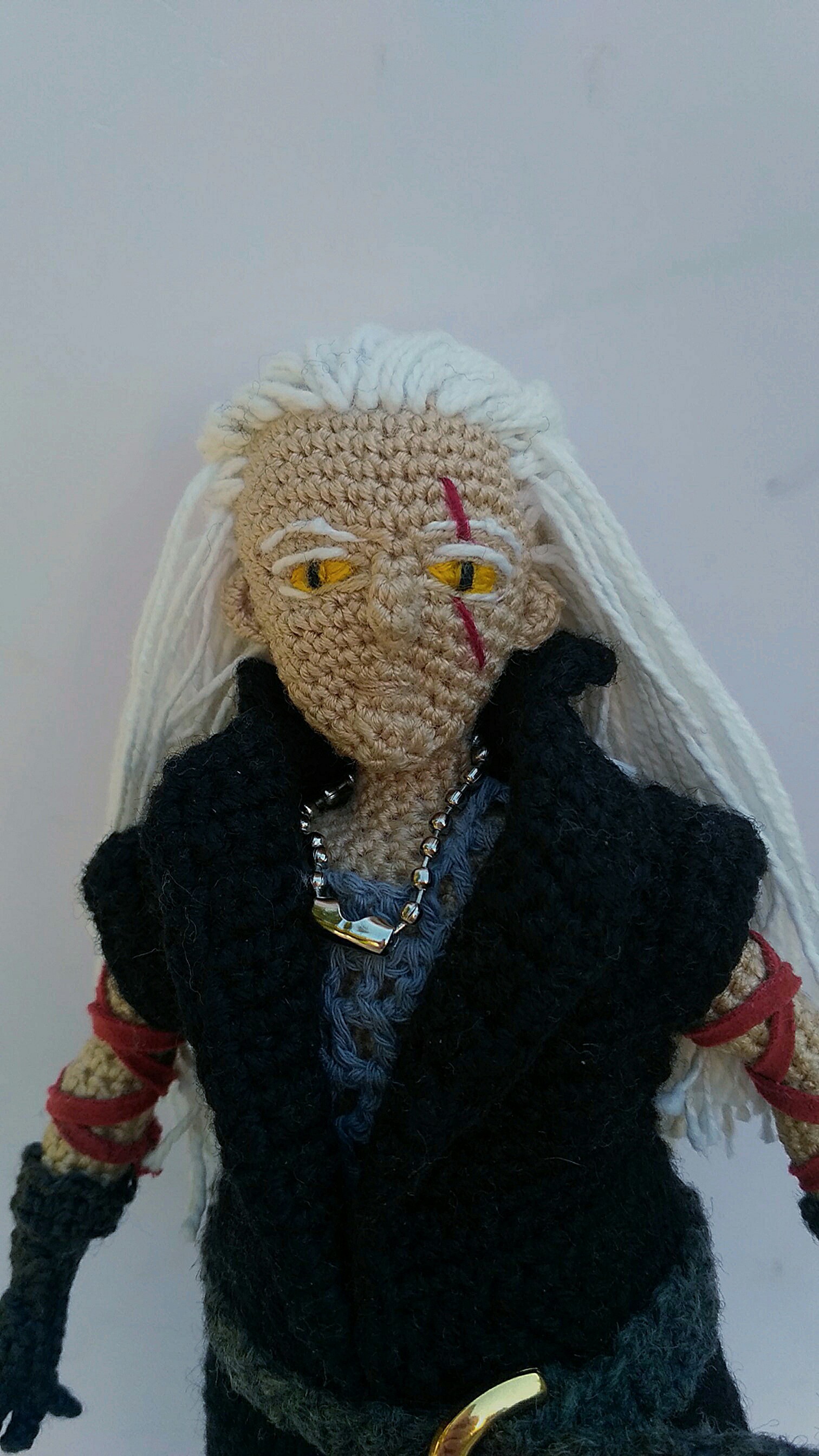 Knitted Witcher - Knitting, Amigurumi, Witcher, Geralt of Rivia, Longpost