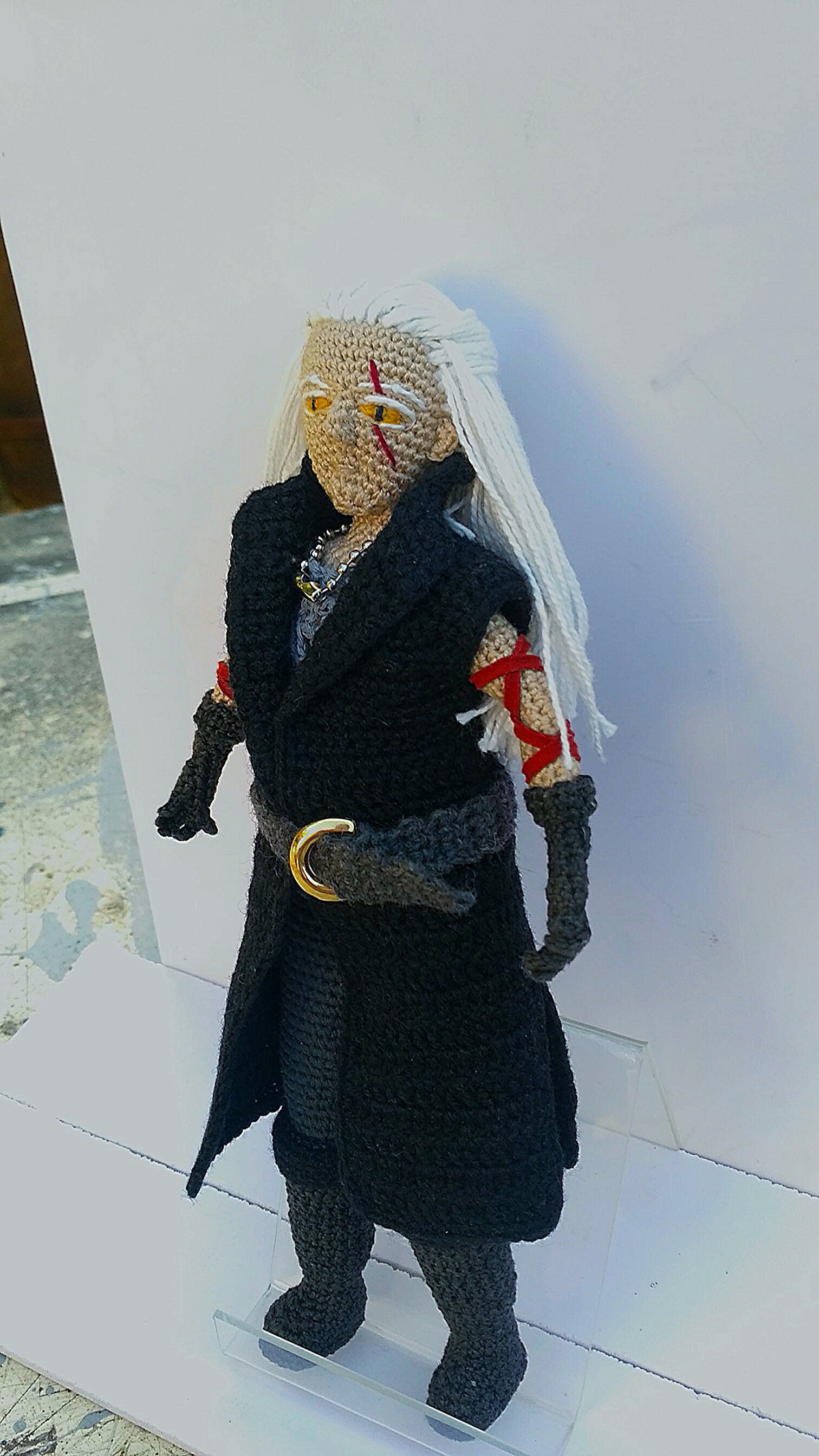 Knitted Witcher - Knitting, Amigurumi, Witcher, Geralt of Rivia, Longpost