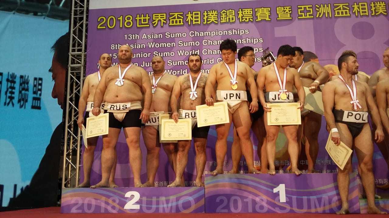 Russia wins the World Sumo Championship - Sumo, Sport, World championship, Taiwan, Primacy, Japan, news