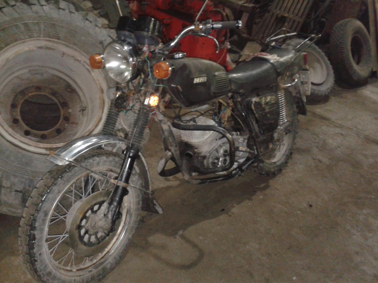 Adventures of the popular Soviet motorcycle Izh-Jupiter 4, in the north. - My, My, Izh Jupiter, Amderma, Longpost