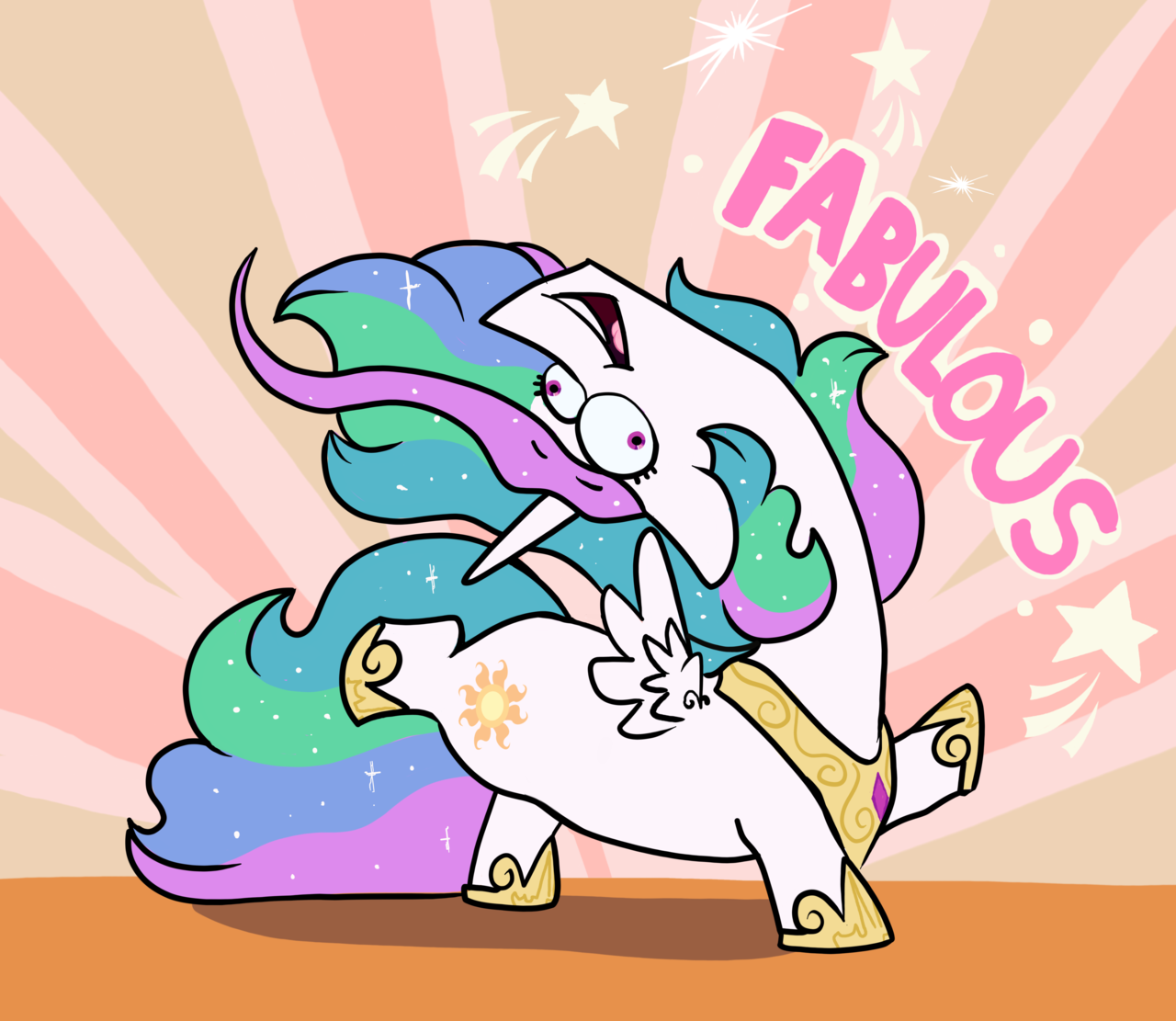 Bask in the glory - My little pony, PonyArt, Princess celestia, Greyscaleart, , Tag