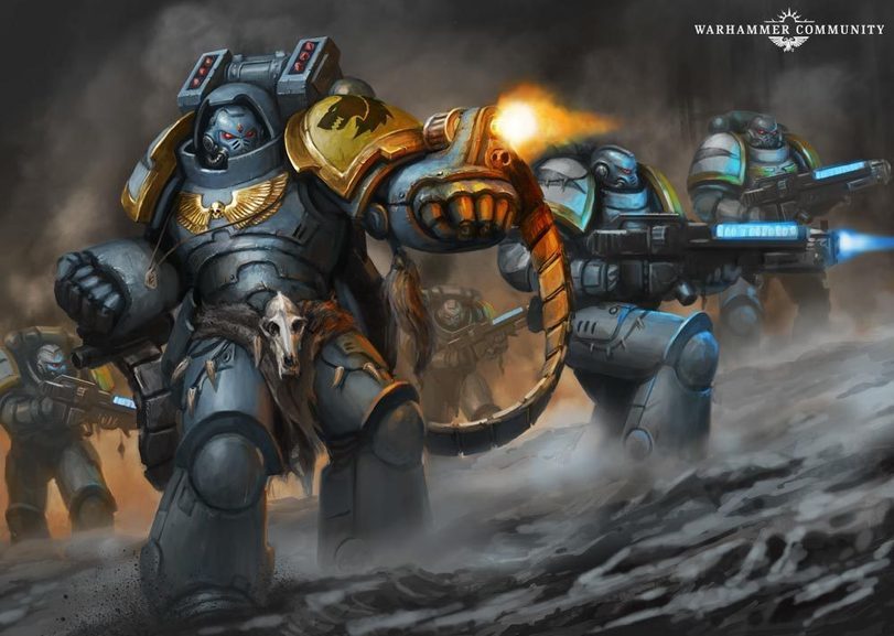 Primaris Space Marine - Warhammer 40k, Space wolves, Primaris Inceptors, Primaris Aggressor, Primaris Hellblasters