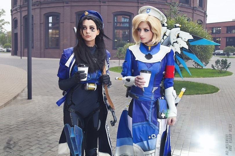 Cosplay - Overwatch, Ana Amari, Mercy, Длиннопост, Косплей, Русский косплей, Imbloodalice, Lady Melamori