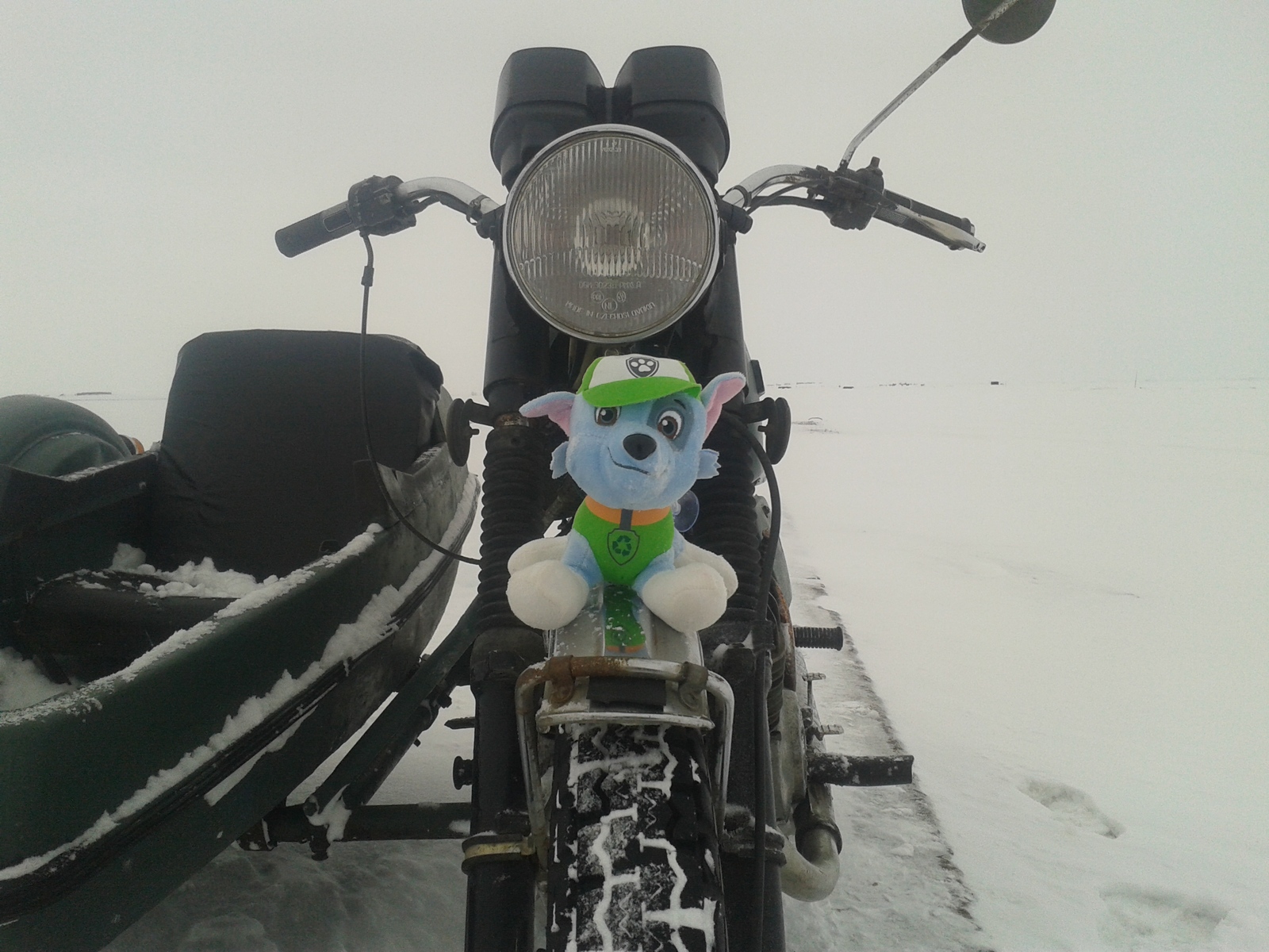 Adventures of the popular Soviet motorcycle Izh-Jupiter 4, in the north. part 3 - My, My, Izh Jupiter, Amderma, Longpost