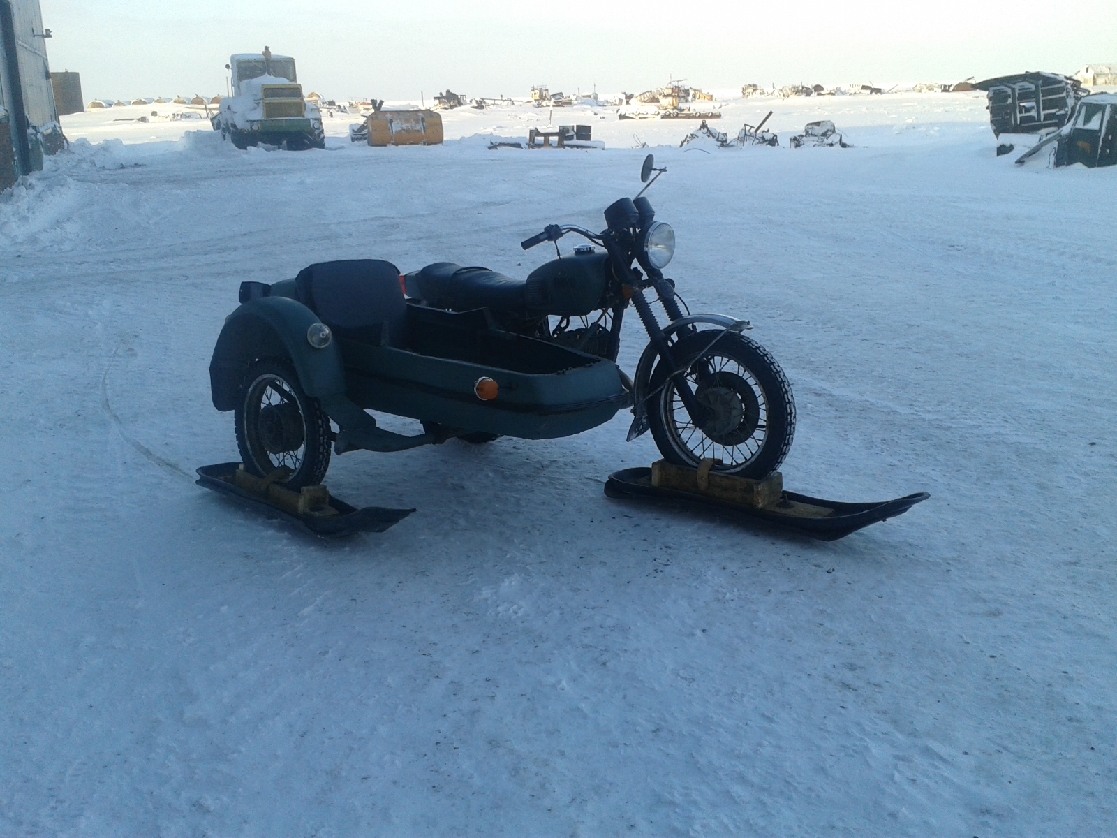 Adventures of the popular Soviet motorcycle Izh-Jupiter 4, in the north. part 3 - My, My, Izh Jupiter, Amderma, Longpost