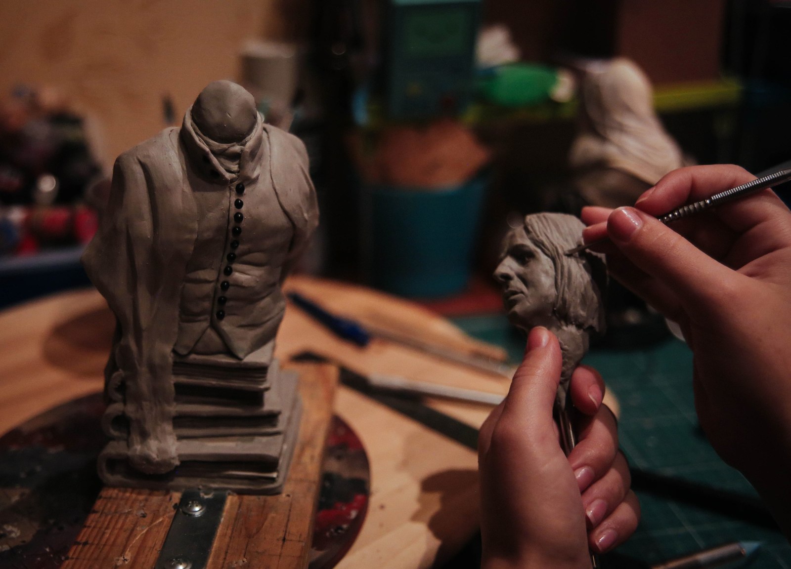 Severus Snape - My, Harry Potter, Severus Snape, Handmade, Sculpture, Polymer clay, Workshop, Handmade, Longpost
