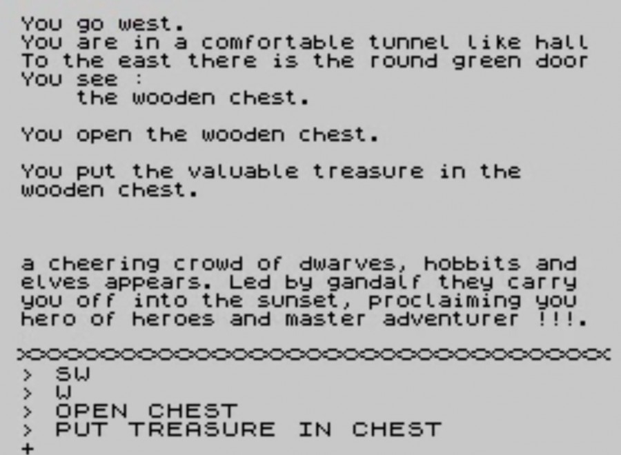 The Hobbit. Passage. - The hobbit, 1982, Passing, Computer games, Retro Games, Zx spectrum, Video, Longpost