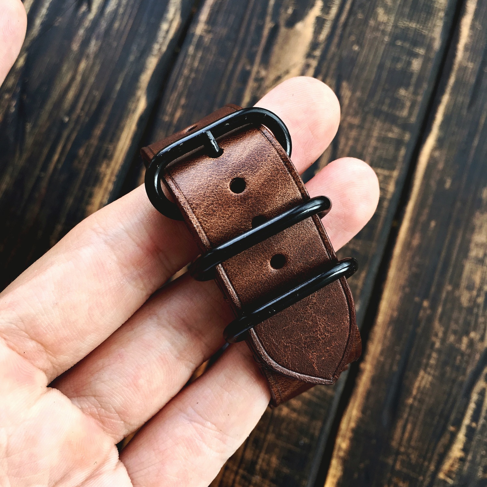 Leather wallet v1.1 and watch strap - My, Wallet, Strap, Watchband, Longpost