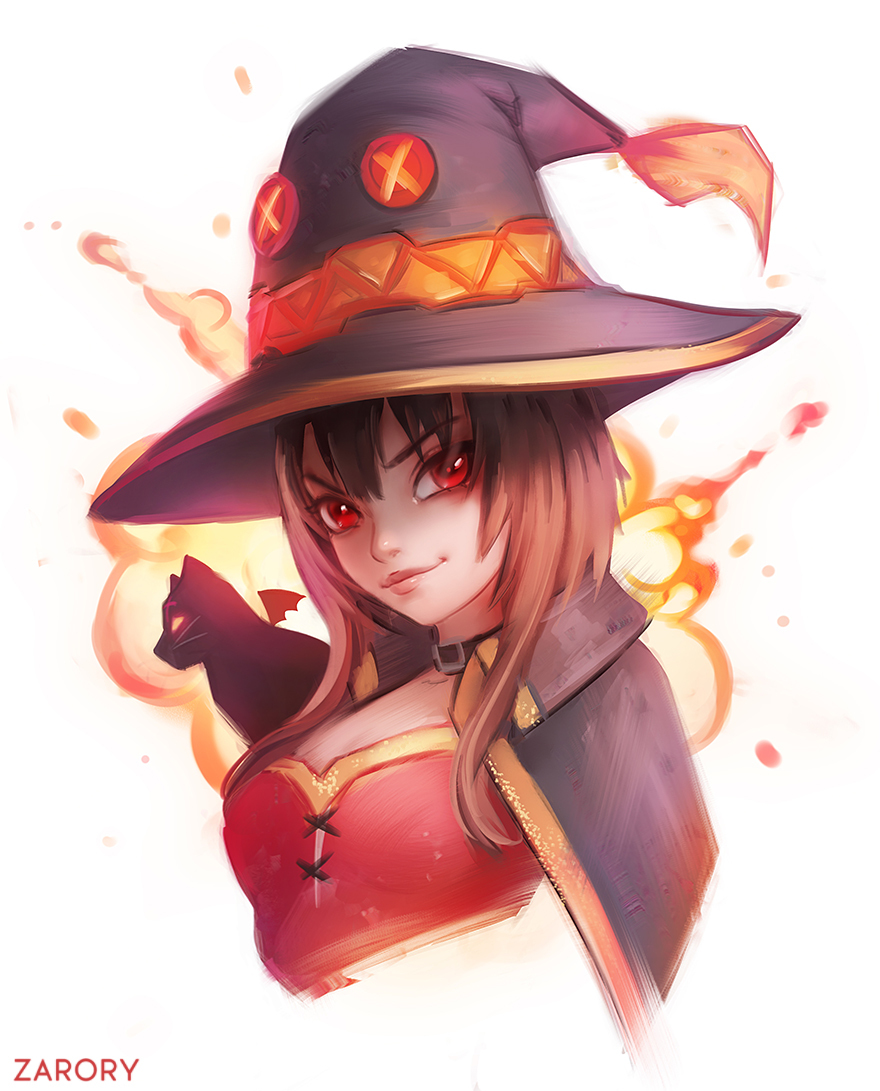 Megumin - Anime Art, Аниме, Konosuba, Megumin, Zarory