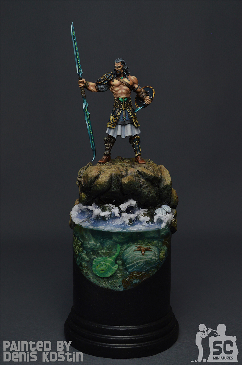 Painted miniature 54mm. - My, Longpost, Painting, Miniature, Modeling, Hobby, Creation, With your own hands