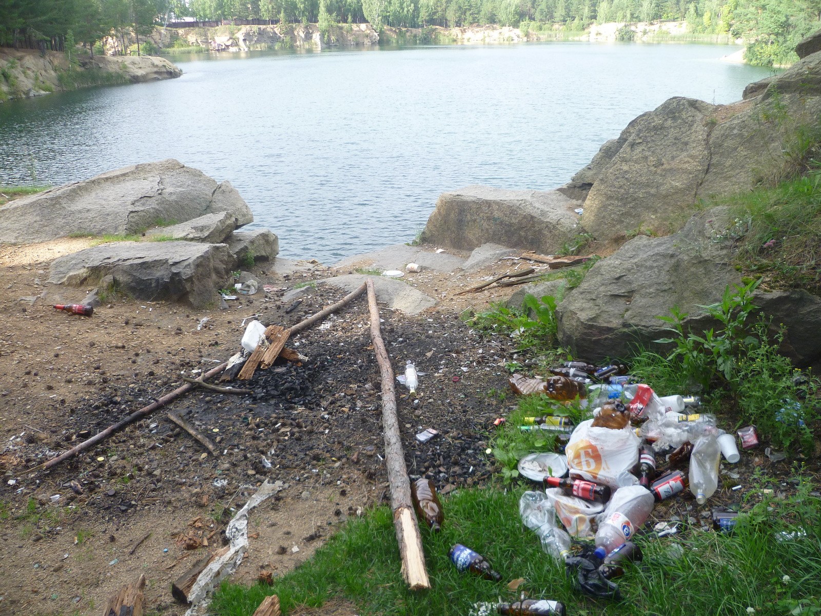 Weddings closed a quarry in Chelyabinsk. - My, Chelyabinsk, , Chistoman, Cleaning, Saturday clean-up, Longpost