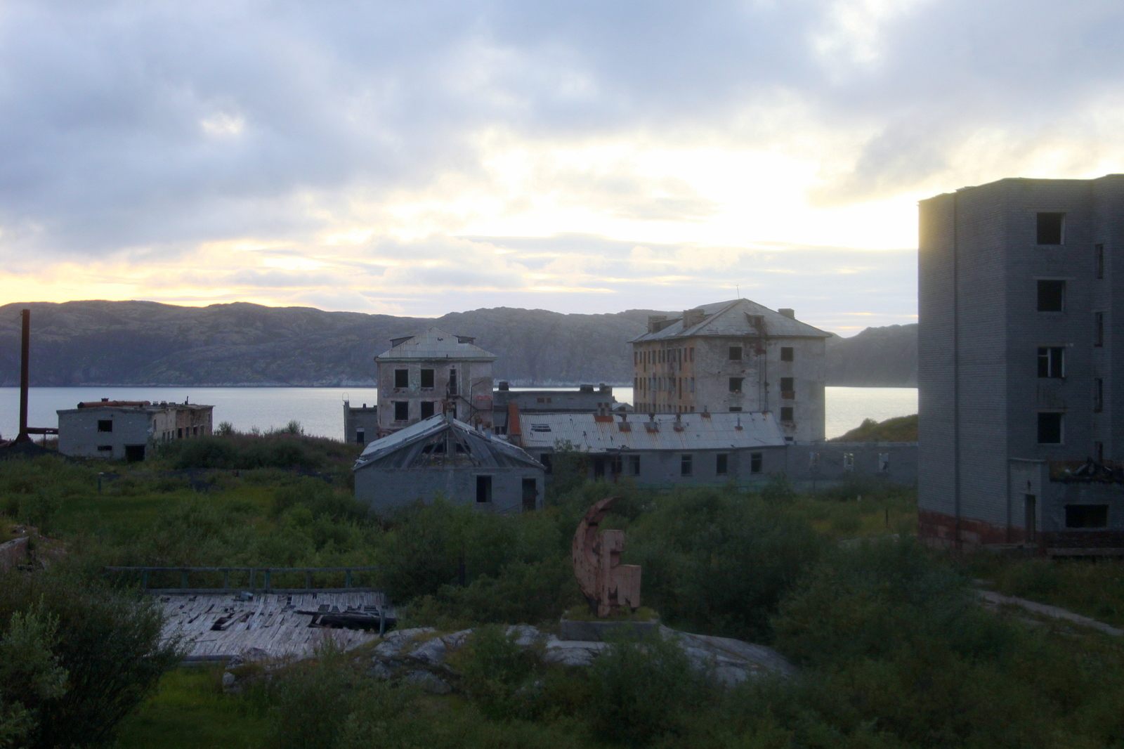 Abandoned village of Port Vladimir - My, , Kola Peninsula, Travels, Forlorn, Village, Longpost