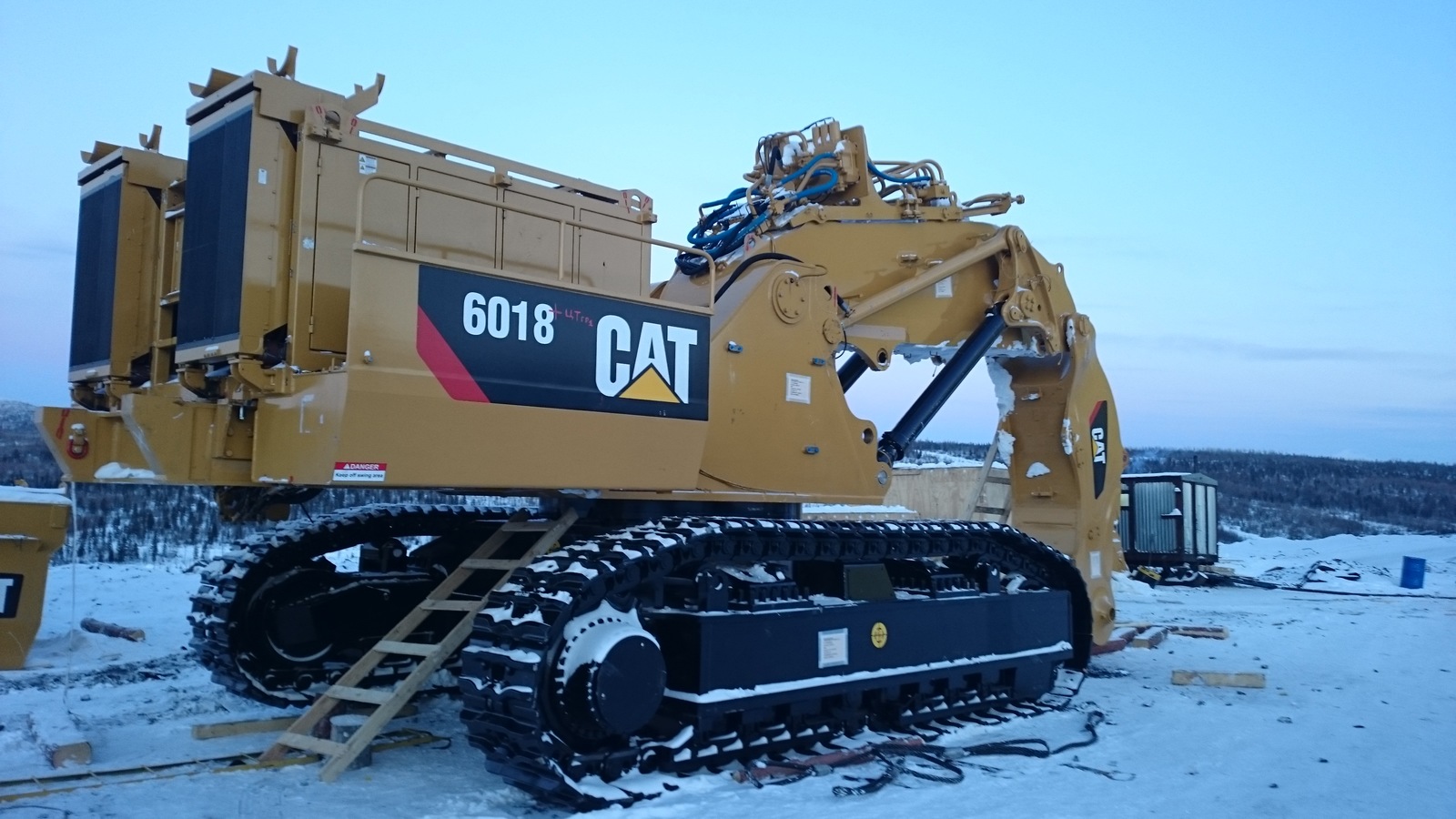 CAT 6018 (a little about my work) 2 - My, Work, , Caterpillar, Longpost, Video, Excavator