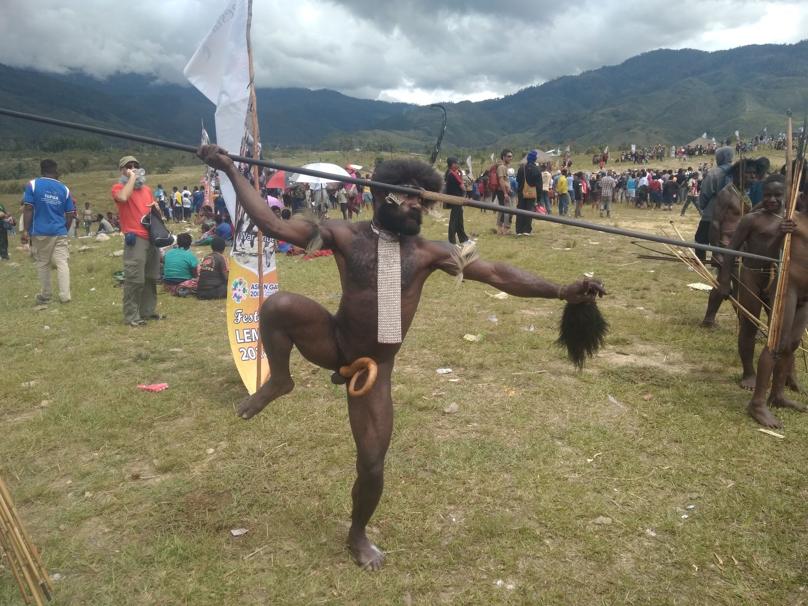 On a visit to the Papuans. Baliem Festival. - NSFW, My, Papuans, Papua New Guinea, Travels, Traveling in Asia, Longpost, The festival, 