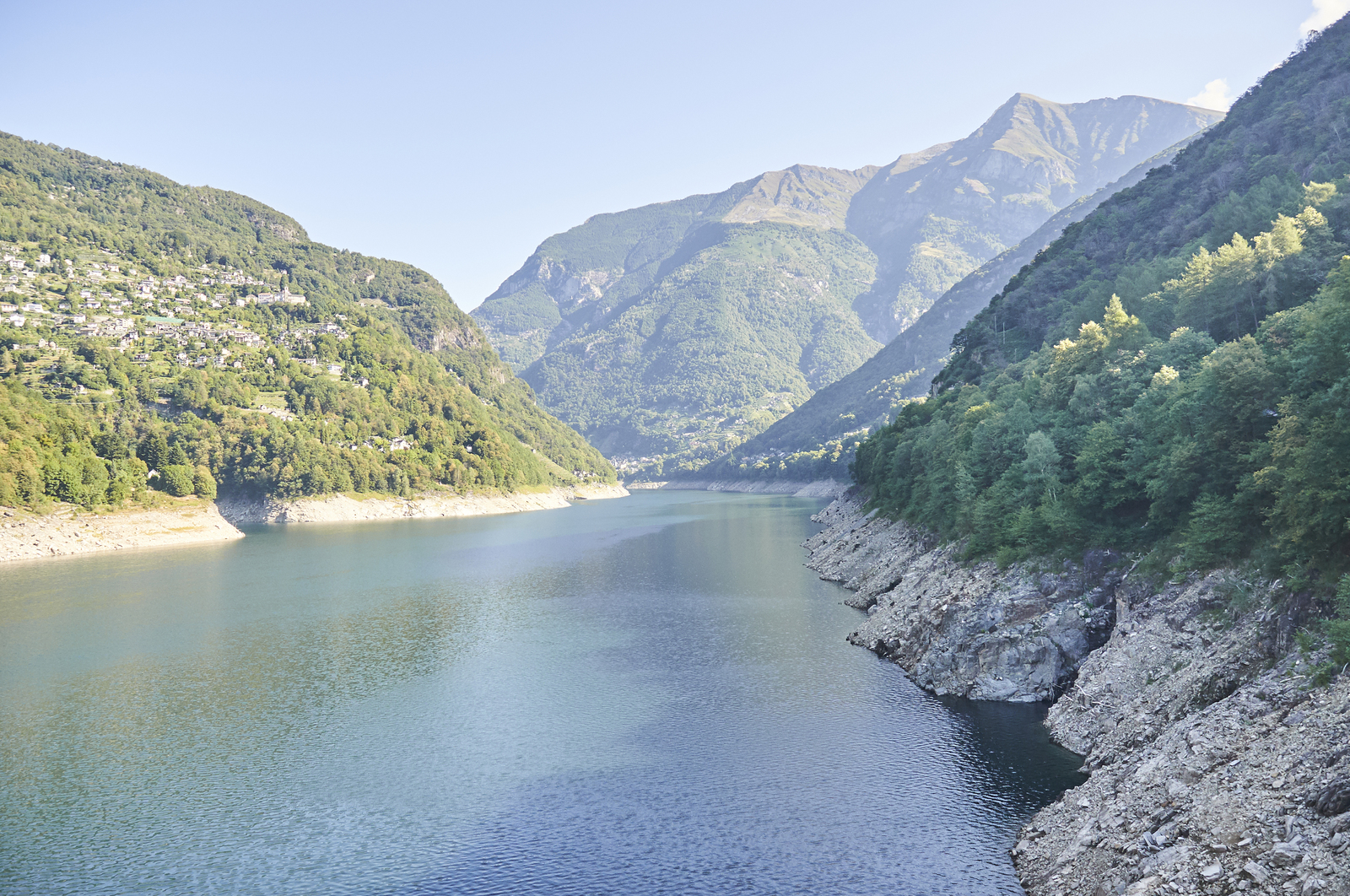 Locarno Dam, Switzerland - My, Dam, Switzerland, , Constructions, Reservoir, Longpost