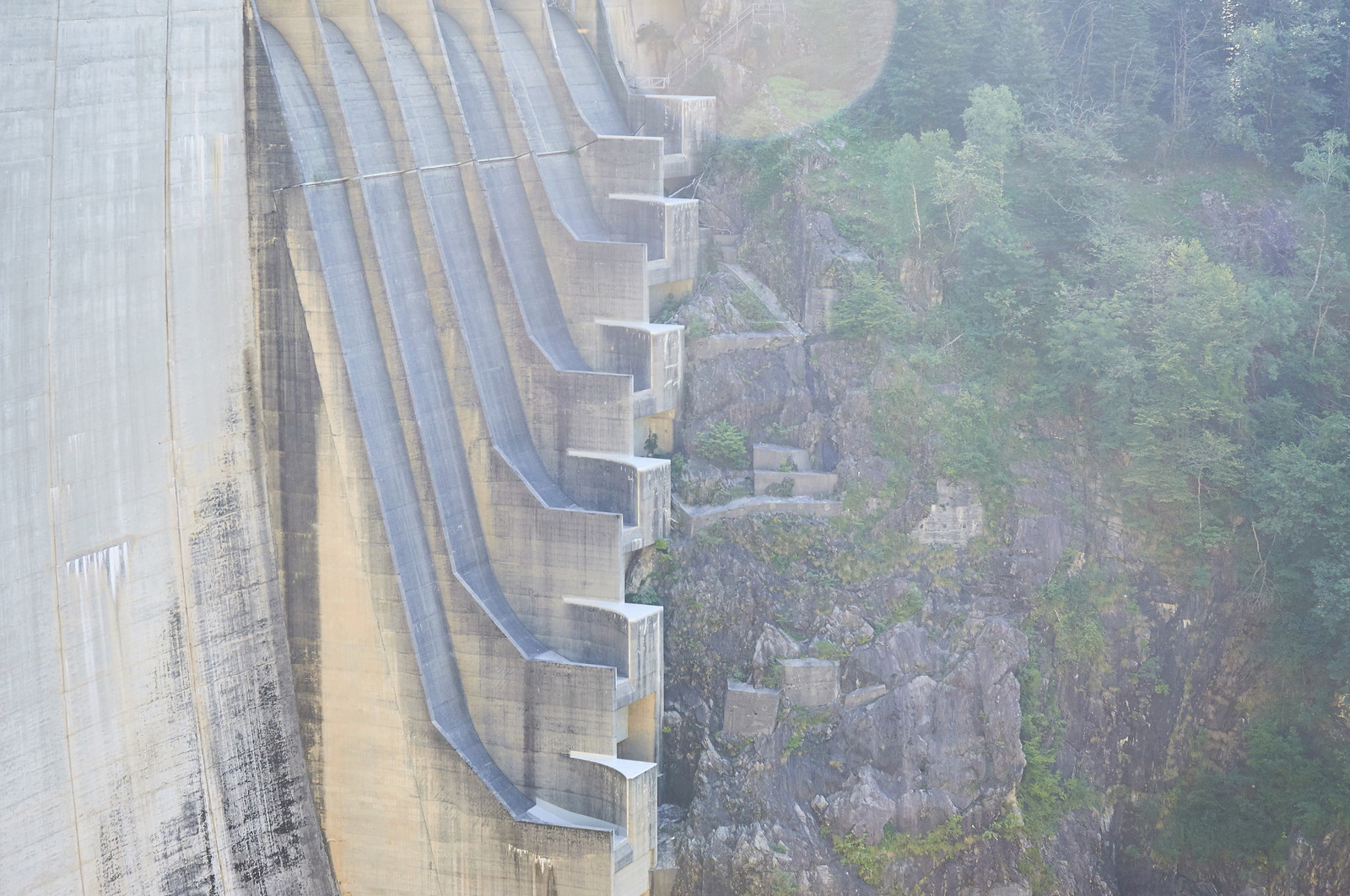 Locarno Dam, Switzerland - My, Dam, Switzerland, , Constructions, Reservoir, Longpost