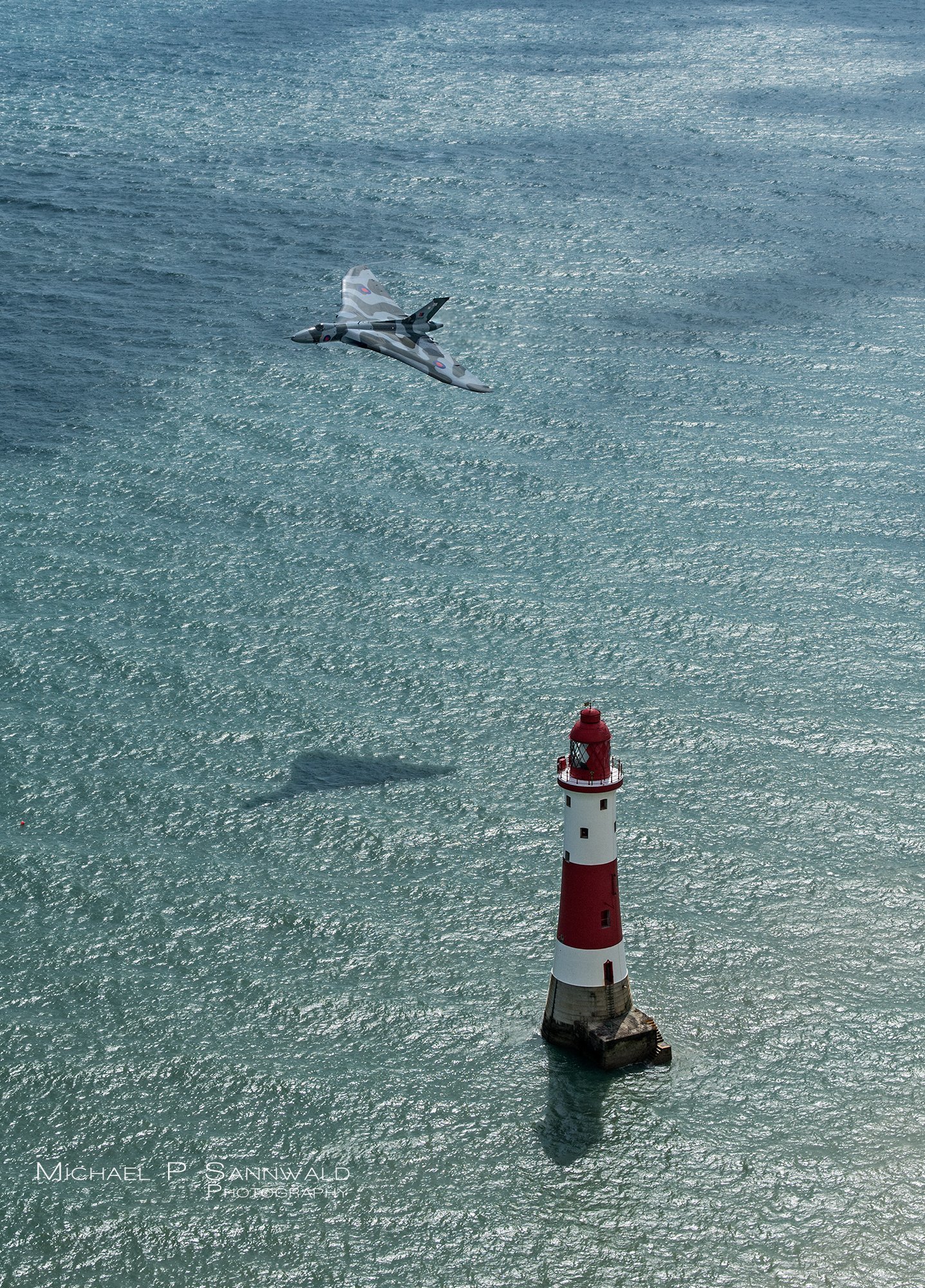 Volcano and lighthouse - , Airplane, Aviation, Lighthouse, Sea, The photo, From the network