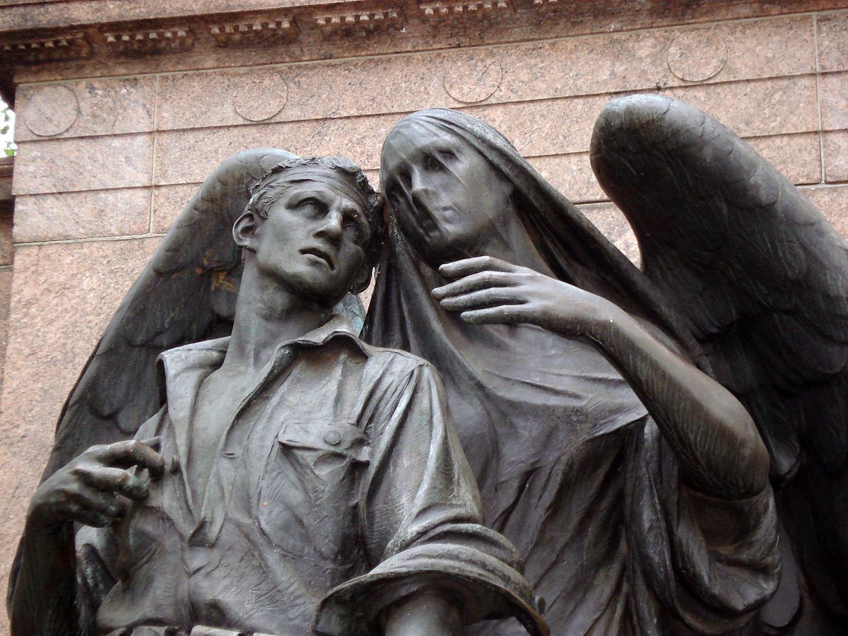 Monument to the victims of World War I in Prospect Park, Brooklyn - Death, Monument, Sculpture, World War I