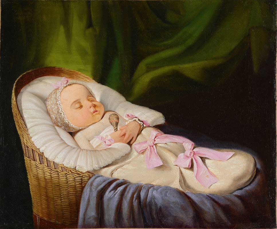 Children's post-mortem in painting - , Death, Portrait, Interesting, Longpost, Post mortem