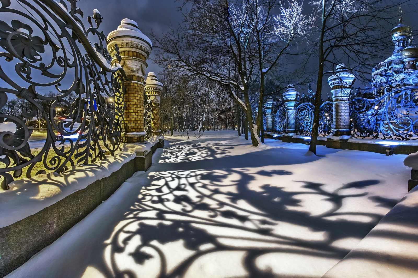 Petersburg lace - , Saint Petersburg, Savior on Spilled Blood, Winter, The photo