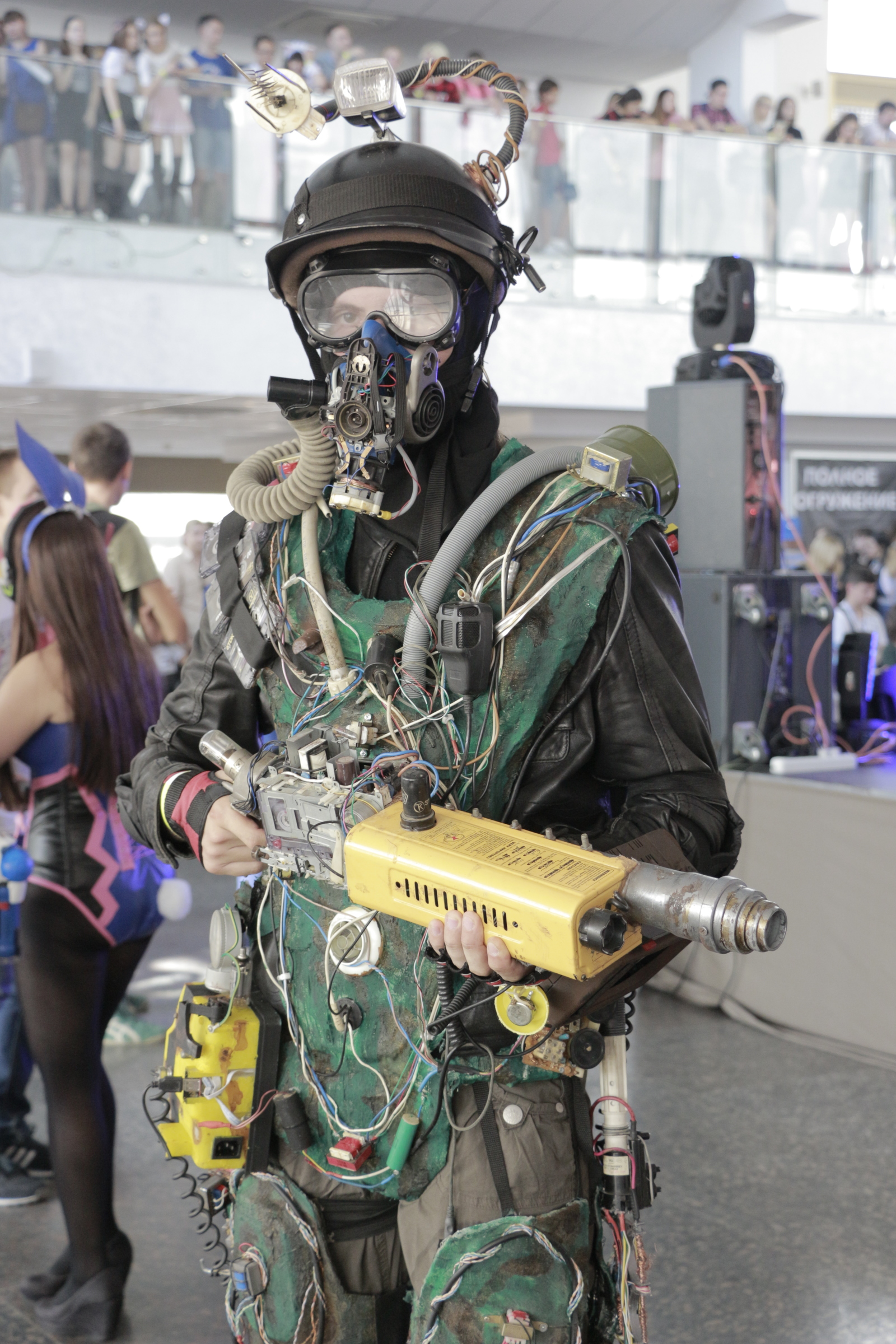 Trash Cosplay - My, Fallout, Cosplay, Apocalypse, Cyberpunk, Radio electronics, Longpost