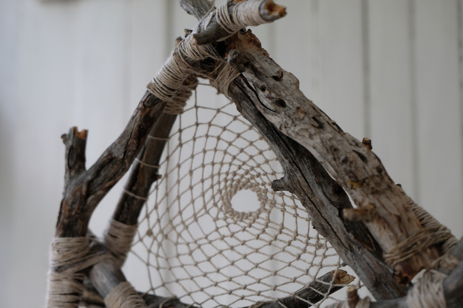 Dreamcatcher about rocks and tall pines on cliffs - My, Dreamcatcher, Needlework without process, Longpost