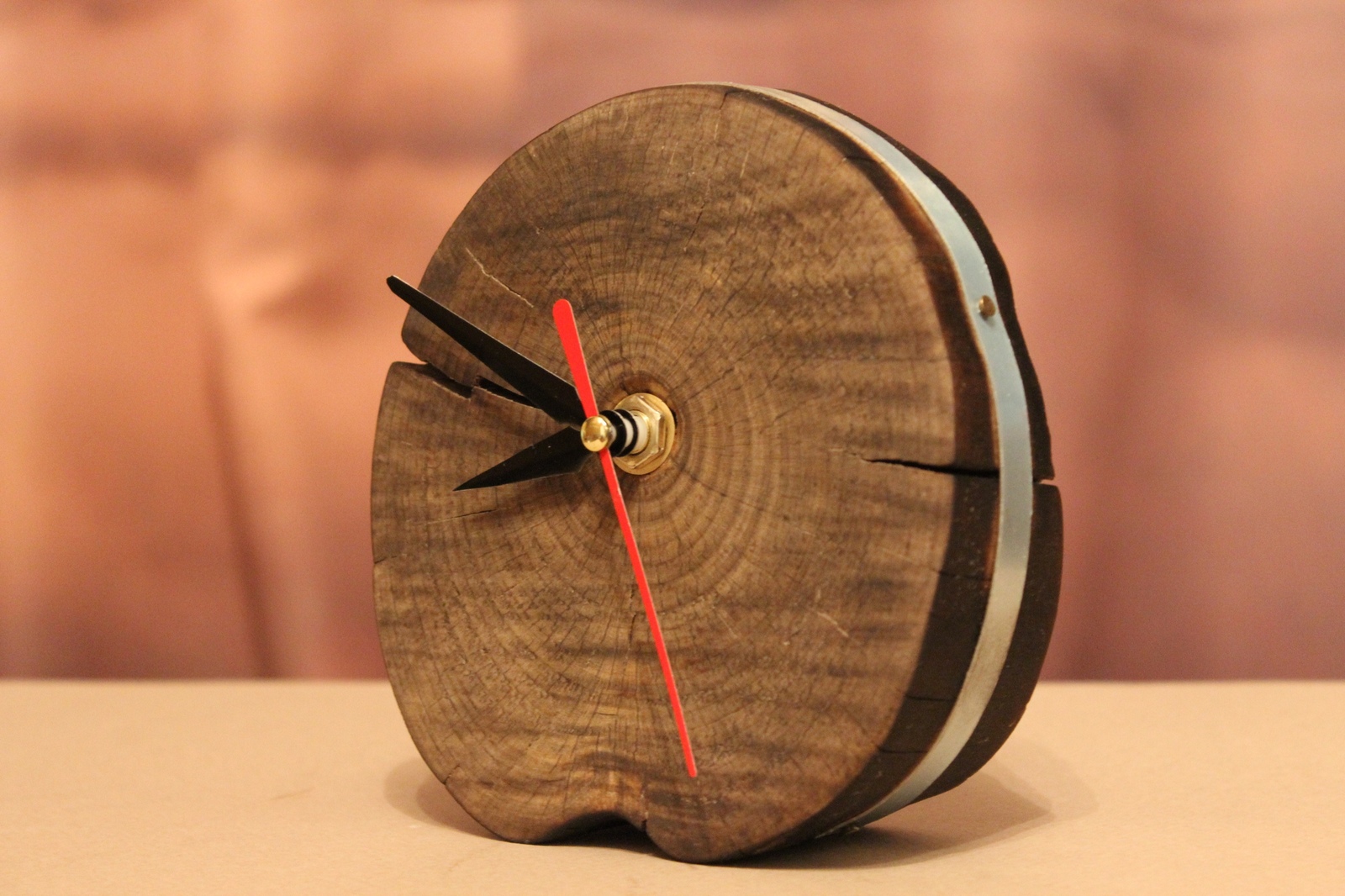 Table clock and small lamp - My, Tree, Woodworking, Handmade, My, Longpost