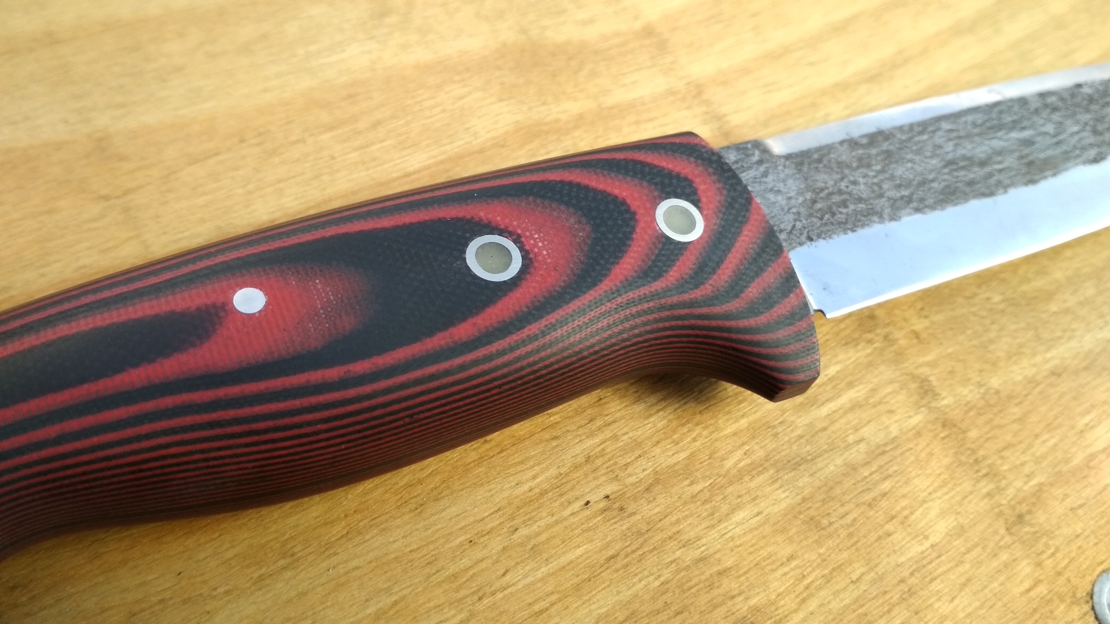 Quick cut knife with built-in opener - My, Knife, With your own hands, Handmade, Canned food, Grinder, Longpost