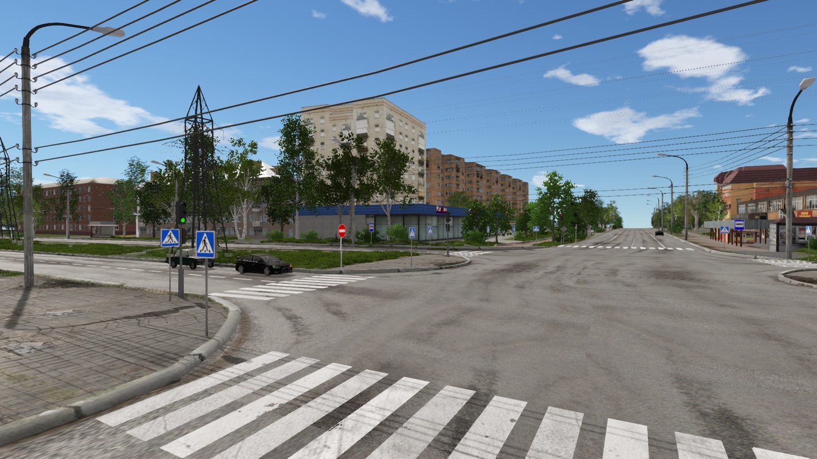 The city of Serpukhov near Moscow in Bus Driver Simulator 2019. Comparison and project news - My, Bus, Simulator, Driver, Serpukhov, Modeling, Igromir, Video, Longpost