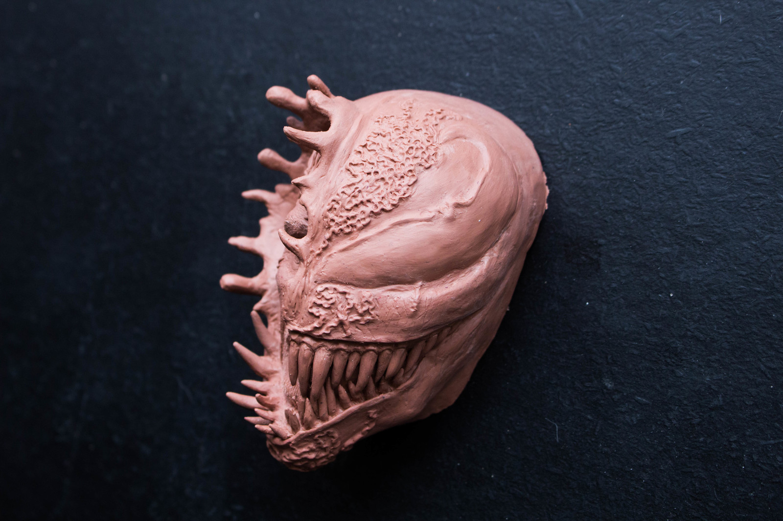 I did - My, Venom, Needlework with process, Plasticine, Sculpture, Video, Longpost