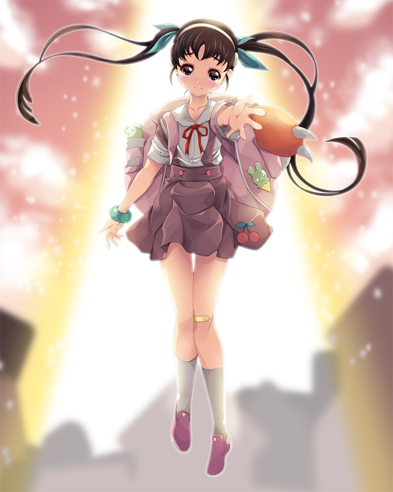 Some people are hard to let go... - Anime art, Anime, Loli, Hachikuji Mayoi, Monogatari series