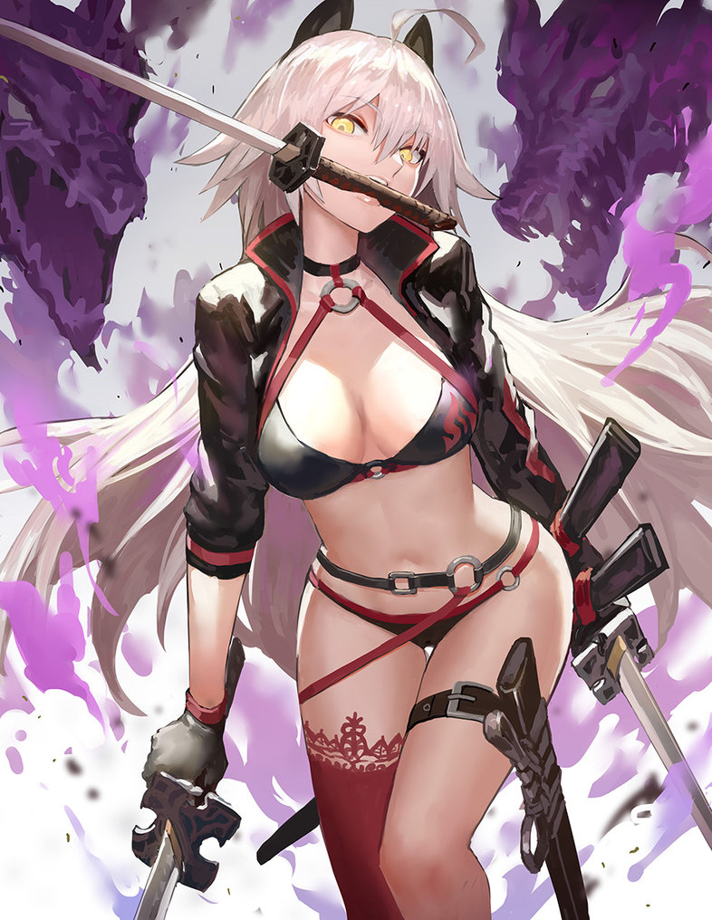 Kuro Jeanne - Fate grand order, Girls, Anime art, Canking