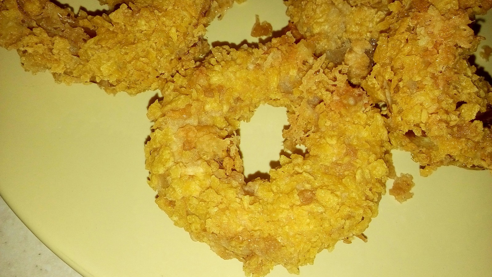 Onion rings. - My, Onion rings, Based on the, Snack, Food