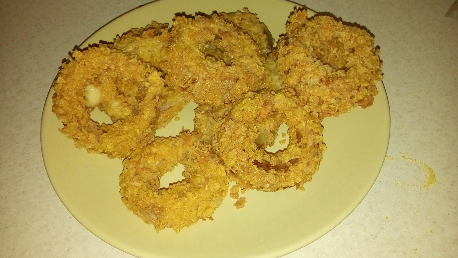 Onion rings. - My, Onion rings, Based on the, Snack, Food