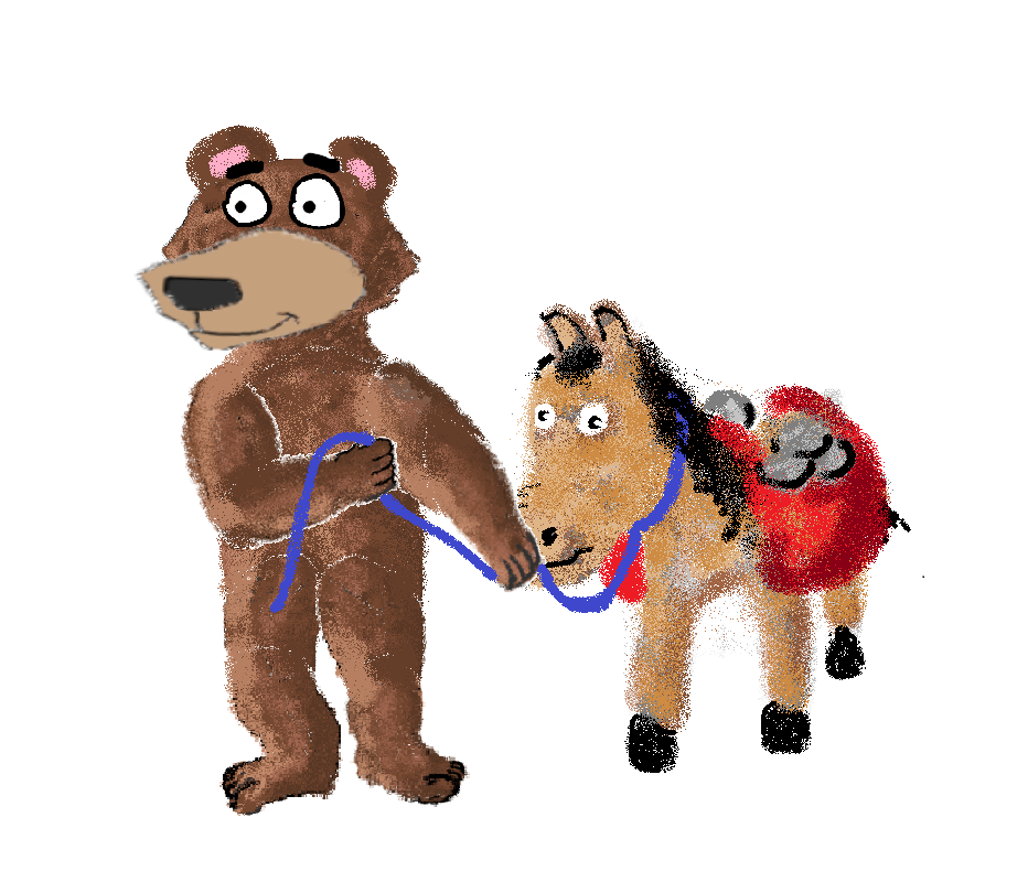 Good is lost - My, Cartoons, Children, The Bears, Creation, Longpost