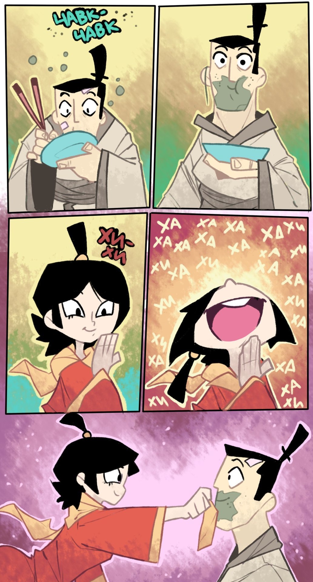 A true friend - Comics, Samurai jack, Aku, Mrpsina, Longpost