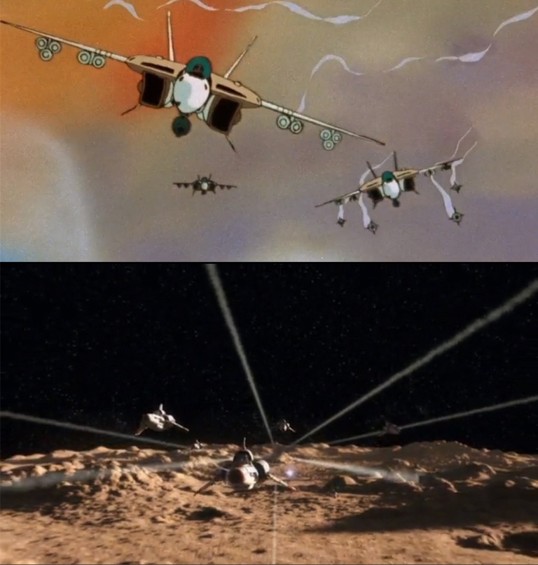 «Super Dimension Fortress Macross» (1982) VS «Battlestar Galactica» (2003) - Macross, Звездный крейсер Галактика, Robotech, Обзор, Сериалы, Мультсериалы, Длиннопост, Из сети, Видео