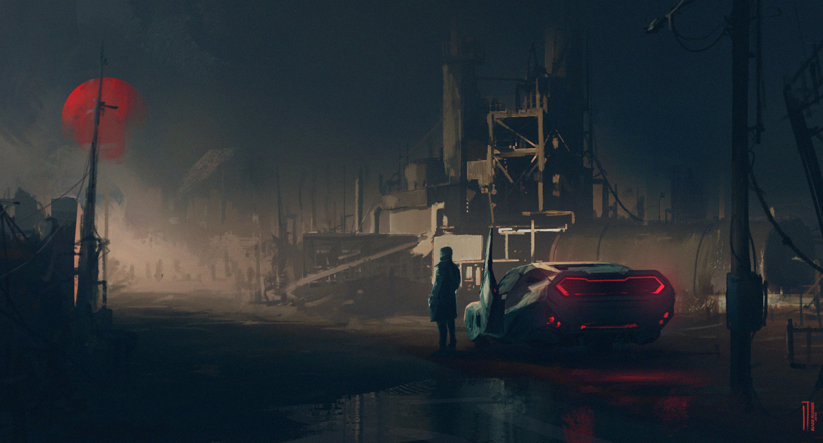 Blade Runner 2049 - Art, Blade Runner 2049, Seventeenth, Ismail Inceoglu