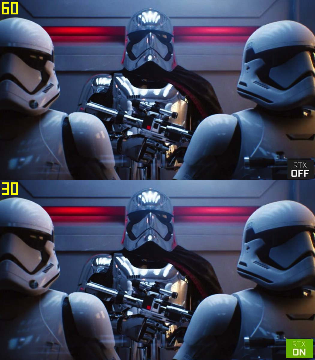 Really noticeable difference when using GeForce RTX - Nvidia RTX, Geforce, Video card, Computer graphics, Nvidia, Computer games, Memes