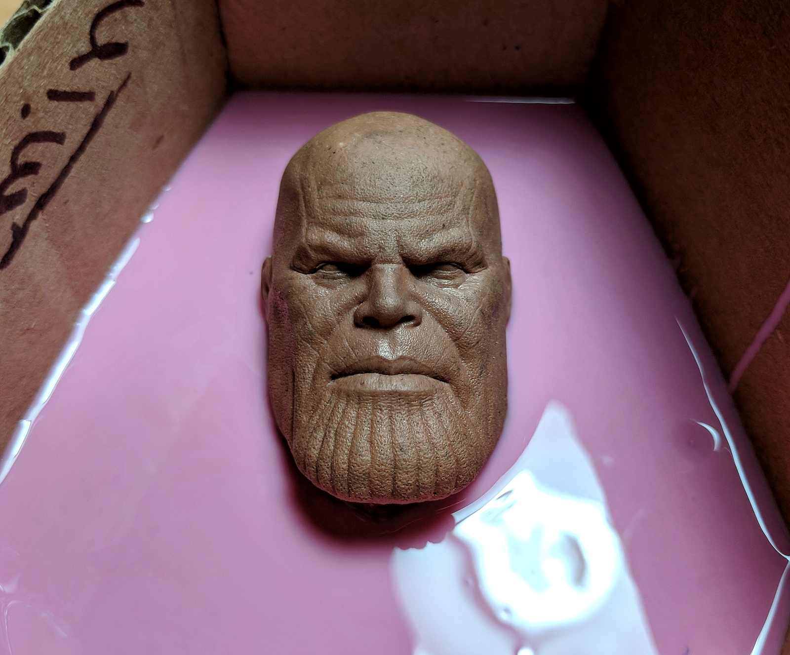 How to make a silicone bust mold - My, Thanos, Avengers, Marvel, Sculpture, Creation, Silicone, Friday, Friday tag is mine, Longpost