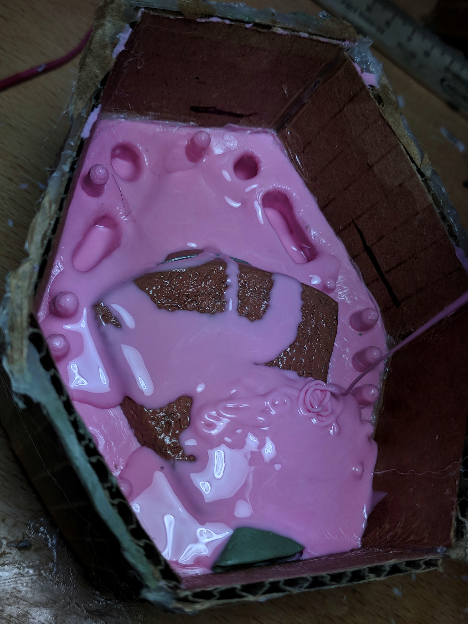 How to make a silicone bust mold - My, Thanos, Avengers, Marvel, Sculpture, Creation, Silicone, Friday, Friday tag is mine, Longpost