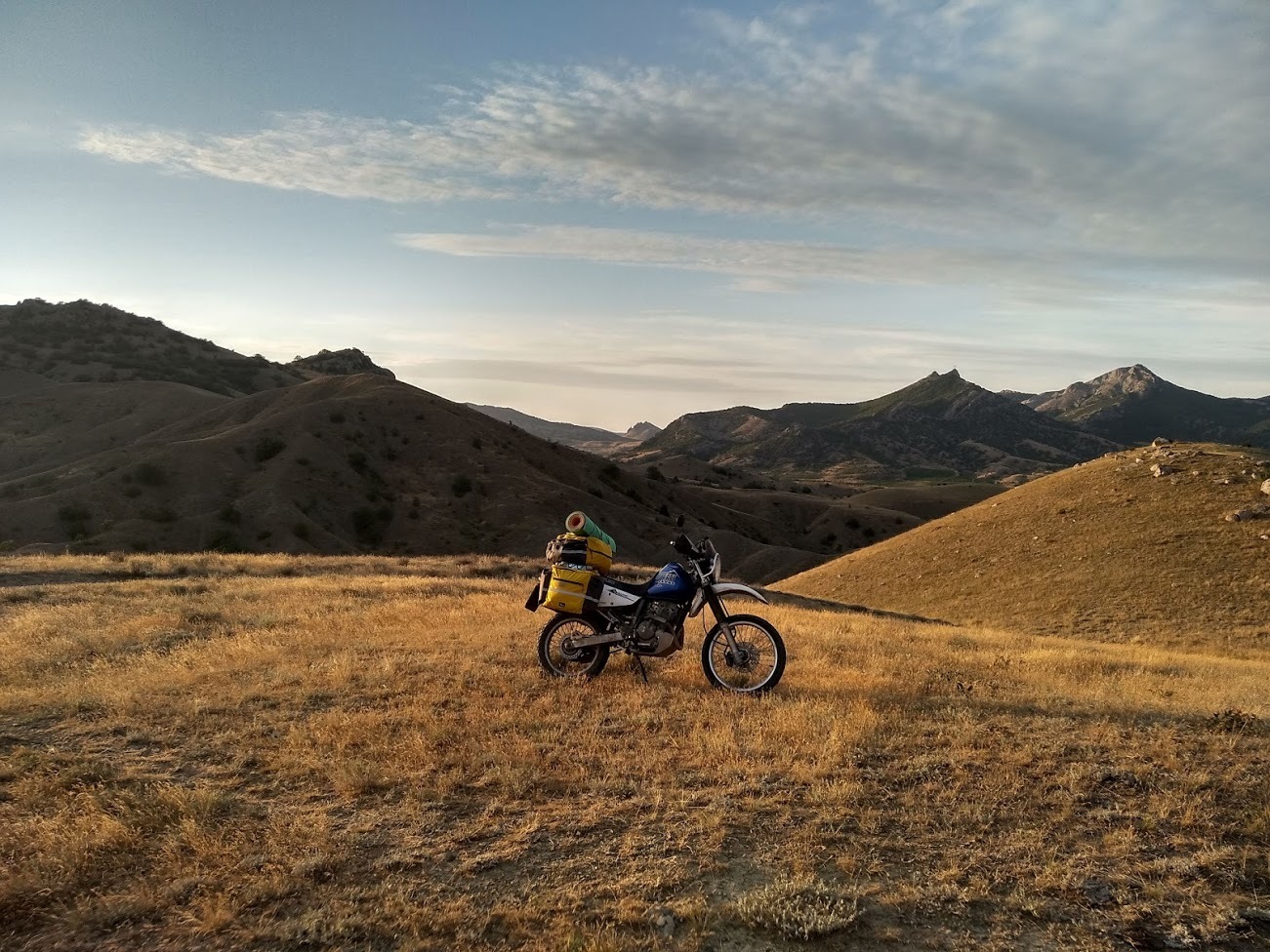 Motorcyclism of the brain - My, Motorcycles, Crimea, Nature, Travels, Moto