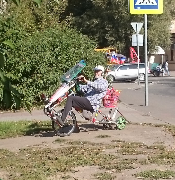 Главное сердцем не стареть - Моё, Дед, Велосипед