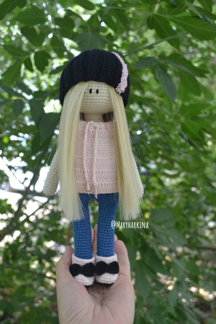 Knitted interior doll - My, Doll, Interior, Longpost