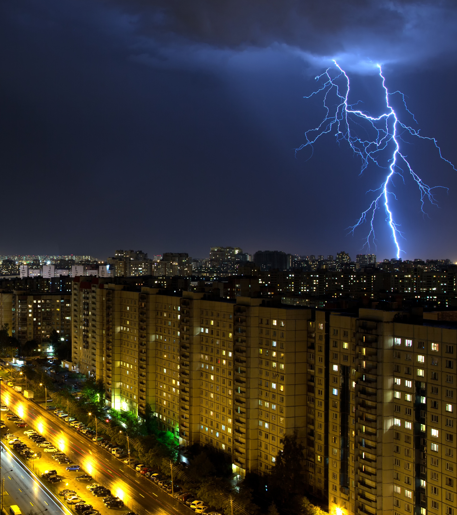 Thunderstorm over Petersburg - My, Thunderstorm, , Saint Petersburg, Longpost